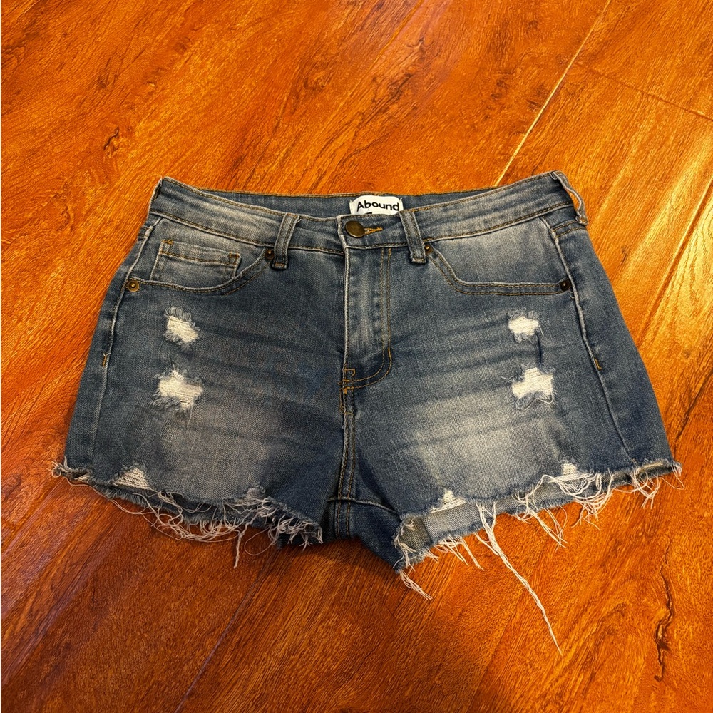 Abound Women's Blue Denim Shorts
